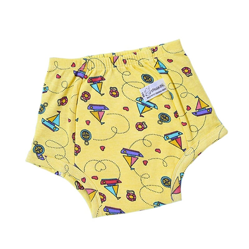 SNUGKINS Potty Training Pants for Kids 100% Cotton (Size 9-12months) - Pack of 1 - Boat - Image 1
