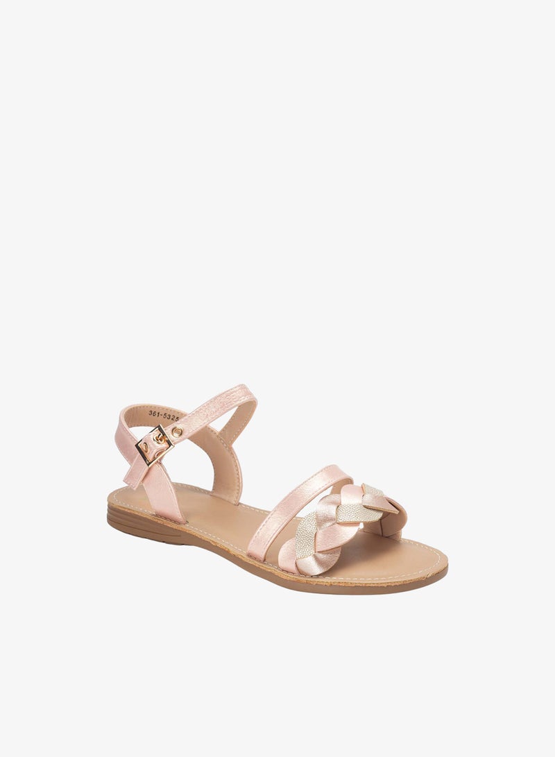 Bata Applique Details Ankle Strap Sandals - Image 2