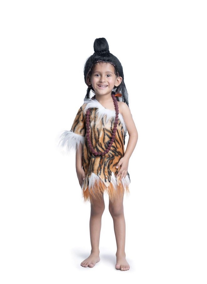 BookMyCostume BookMyCostume Blended Lord Shiv Shankar Bhagwan Shiva Hindu God Kids Fancy Dress Costume - Regular 3-4 Years,Multicolor  - Image 5