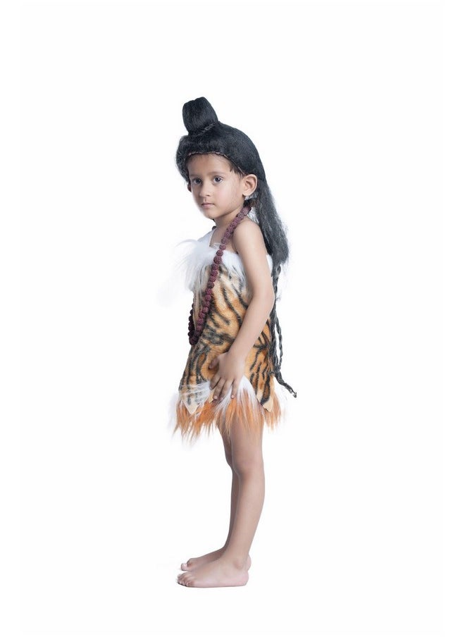 BookMyCostume BookMyCostume Blended Lord Shiv Shankar Bhagwan Shiva Hindu God Kids Fancy Dress Costume - Regular 3-4 Years,Multicolor  - Image 4