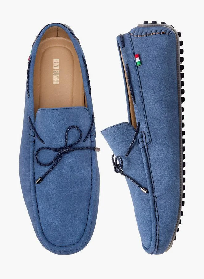 Renzo Ruganni Renzo Rugatti Men Lightweight Suede Driving Shoes