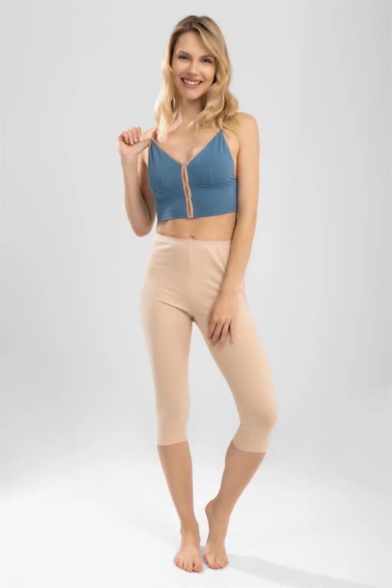 Baykar Women's Plain Tights 8903 Skin Color