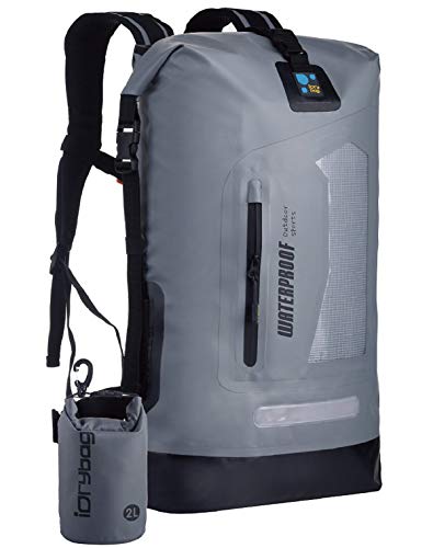 IDRYBAG Waterproof Backpack for Men 20L/30L/40L, Floating Dry Bag Kayak, Dry Backpack Hiking - Image 1