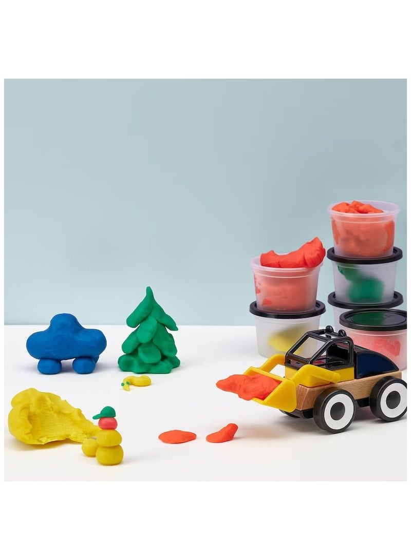 MALA Children's Clay Dough, Mixed Colors 6 Pieces - Image 4
