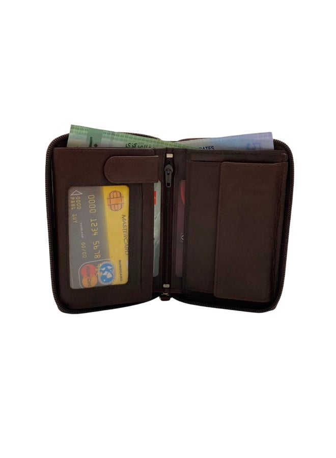 LAVERI LEATHER Fullzip leather mens Wallet #618CZ - Image 3