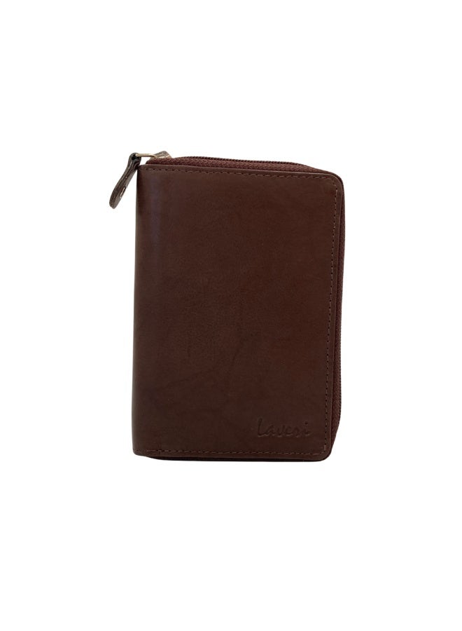 LAVERI LEATHER Fullzip leather mens Wallet #618CZ - Image 2