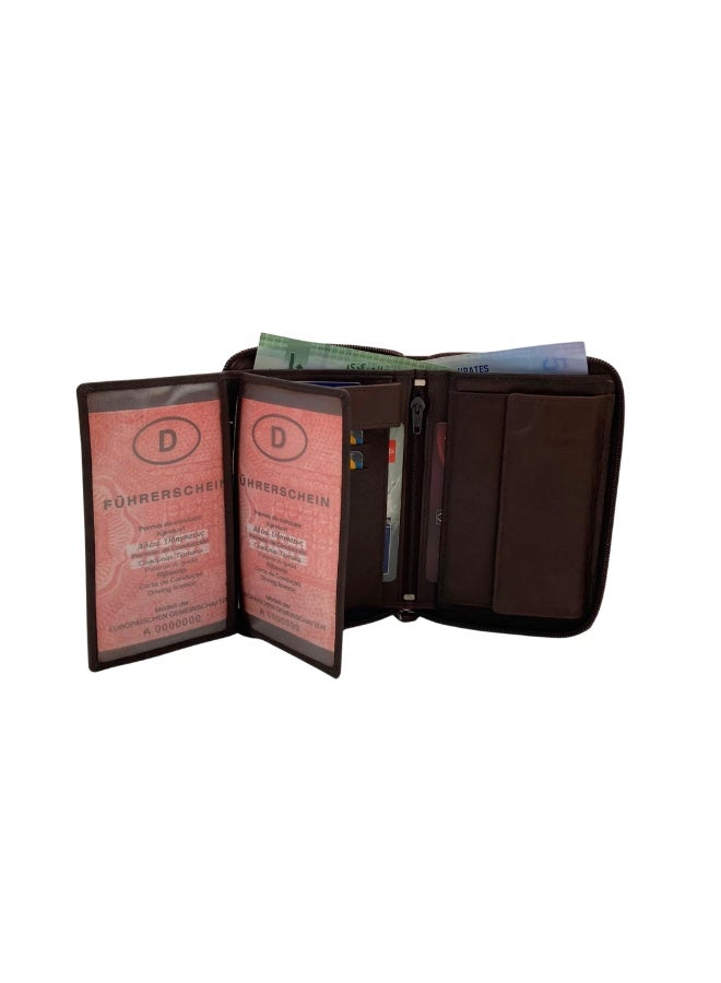 LAVERI LEATHER Fullzip leather mens Wallet #618CZ - Image 5