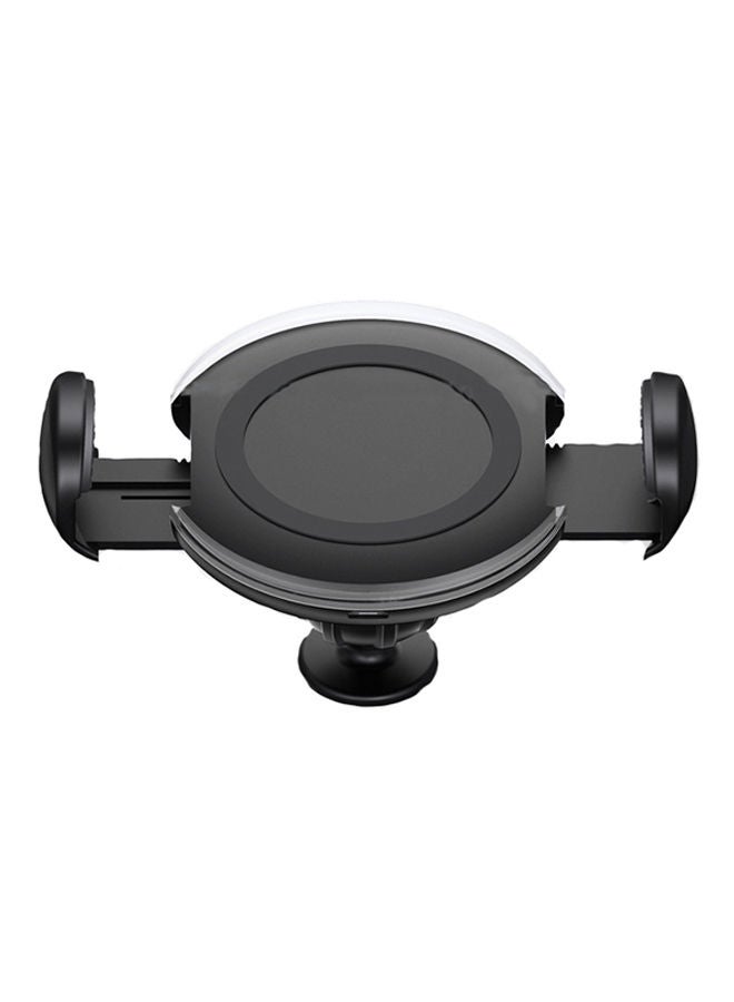 Loquat Car Wireless Charger Holder Stand For Qi-Enabled Devices iPhone X/Galaxy S8/S8 Plus Black - Image 1