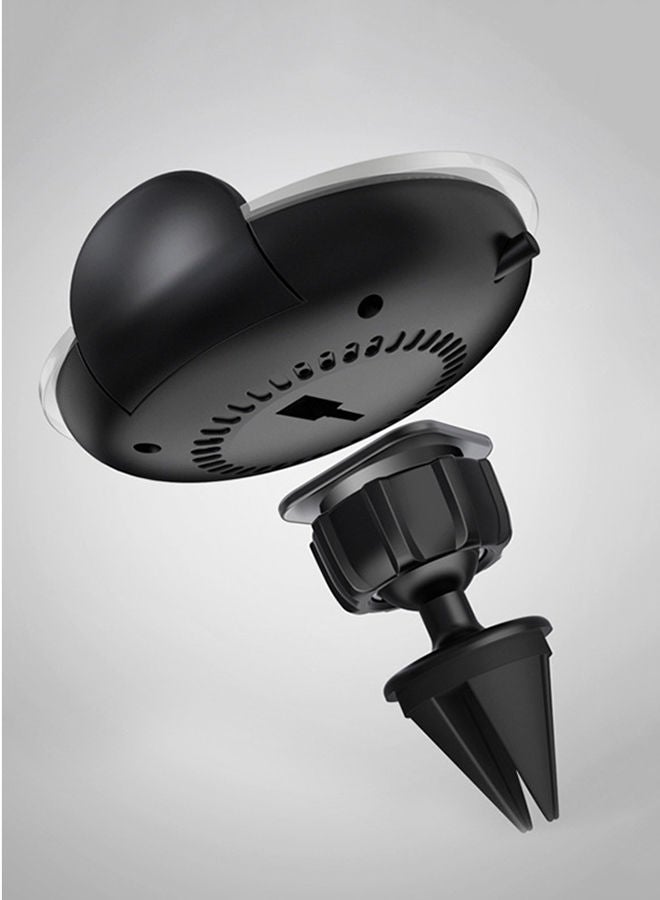 Loquat Car Wireless Charger Holder Stand For Qi-Enabled Devices iPhone X/Galaxy S8/S8 Plus Black - Image 4