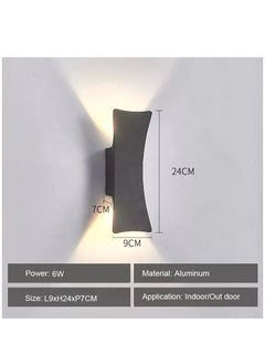 Next Life Modern Up and Down LED Wall Lamp Indoor Outdoor Wall Light Waterproof Wall sconce For Garden Lawn And Balcony  - Image 2
