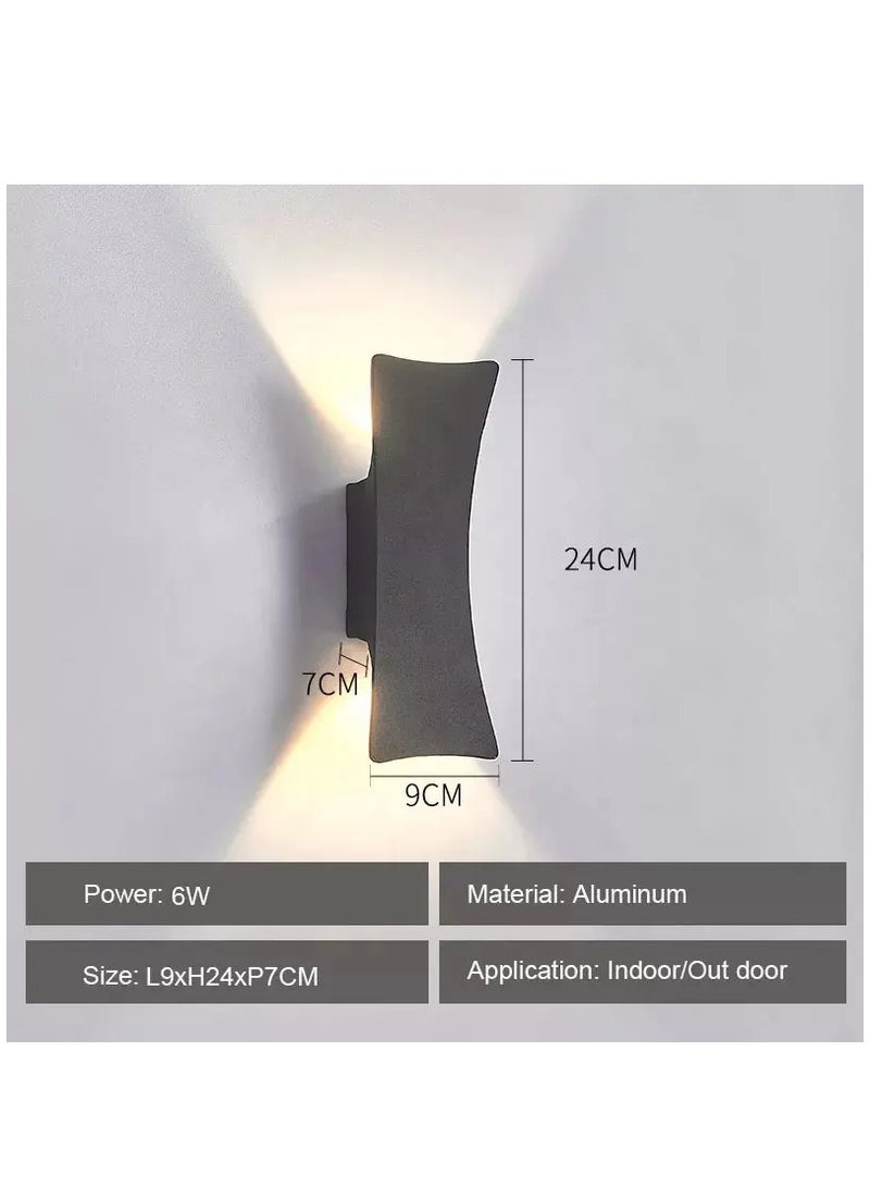 Next Life Modern Up and Down LED Wall Lamp Indoor Outdoor Wall Light Waterproof Wall sconce For Garden Lawn And Balcony - Image 2