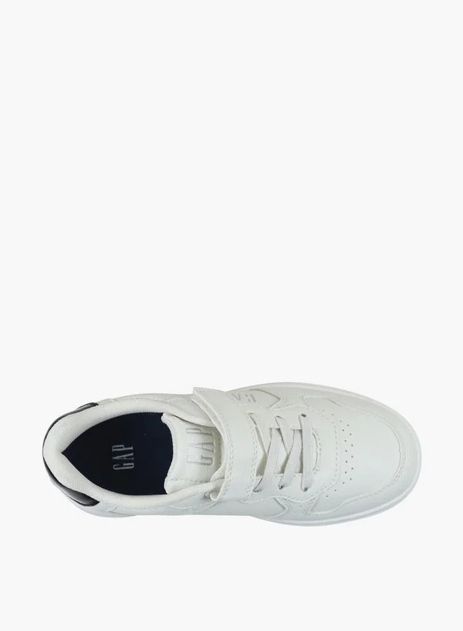 Gap WHITE Girls Chicago Hook & Loop Ankle Sneakers for Women | Best Price UAE