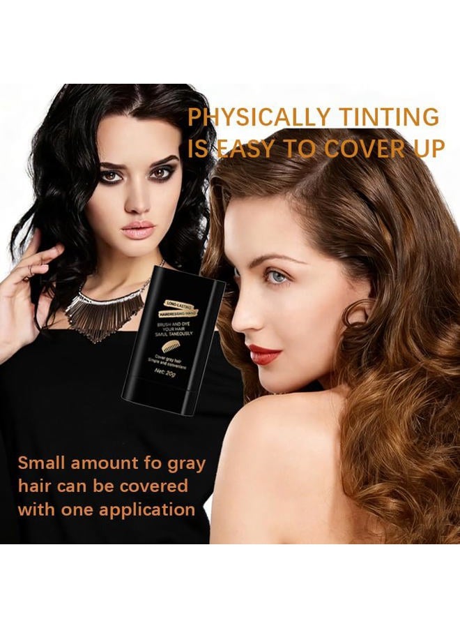 2Pack Safe and Convenient Comb Hair Dye, Portable Hair Dye Comb For Gray Hair Coverage, Waterproof and Sweat-Proof, 2 in 1 Instant Dye, for Women & Men (BROWNISH BLACK) - Image 5
