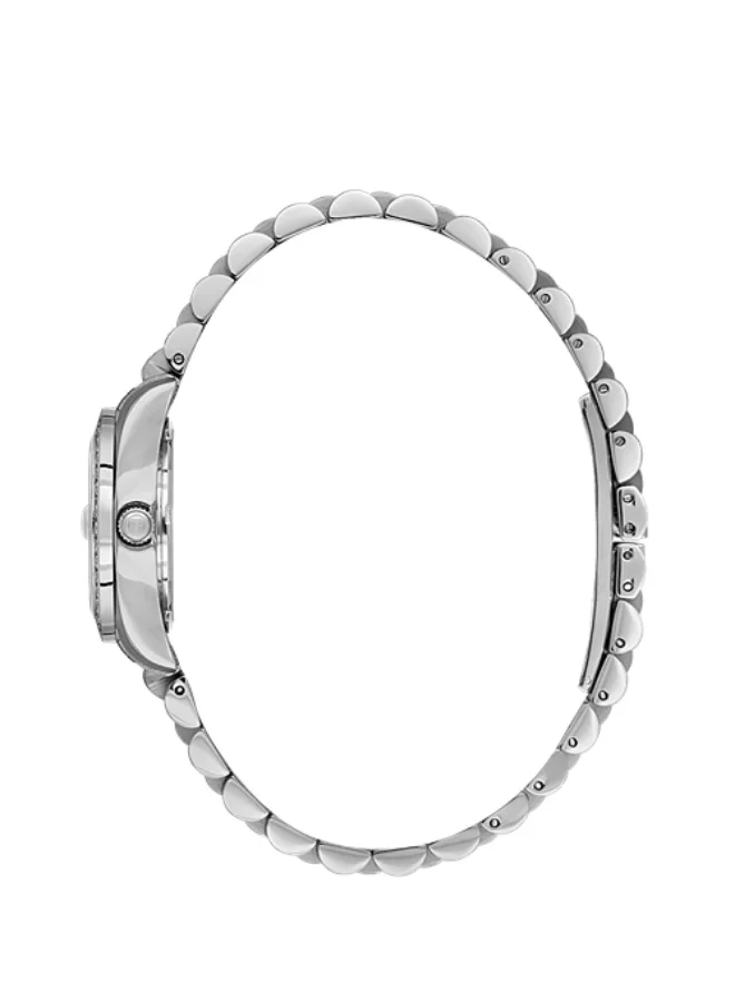 Freelook Paris Freelook Paris - Charmant Women's Watch | Steel Case | Stainless Steel Band | Silver & Round Dial | Analog | Quartz | Mineral Glass | Premium Luxury Watch | Ideal Gift | Water Resistant 30 Meters