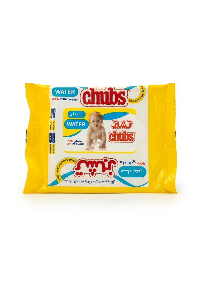 Chubs Family & Baby Wipes Water Wet Wipes 5s Pack of 120 - Image 2