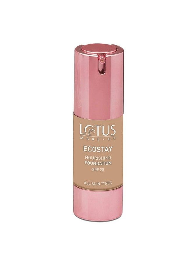 Lotus Makeup Lotus Herbals Ecostay Nourishing Foundation Spf 20 Royal Ivory 30Ml  - Image 1