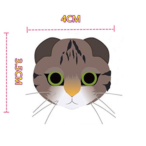T.F GHG DIY Wool Needle Felting Kit with Basic Needle Felting Tools,Video Tutorial,Easy for Beginners,Felted Cat Kitten Brooch,Animal(Scottish Fold) - Image 2