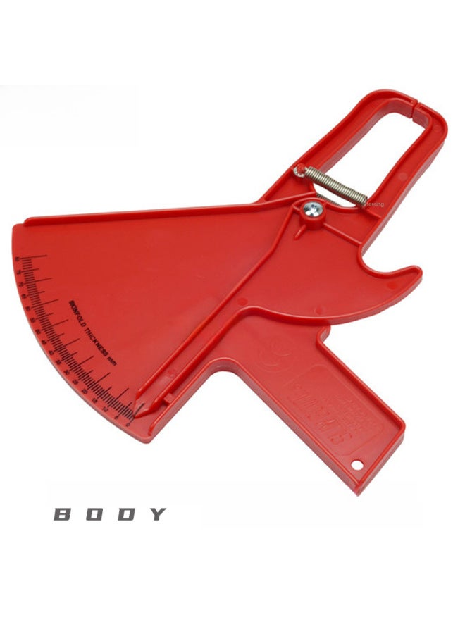 HUOTO Double Spring 80MM 1mm Fat Caliper Fat Clip Sebum Thickness Meter-Model:SLIM Fan Fat Ruler Powder ZFC07  - Image 5