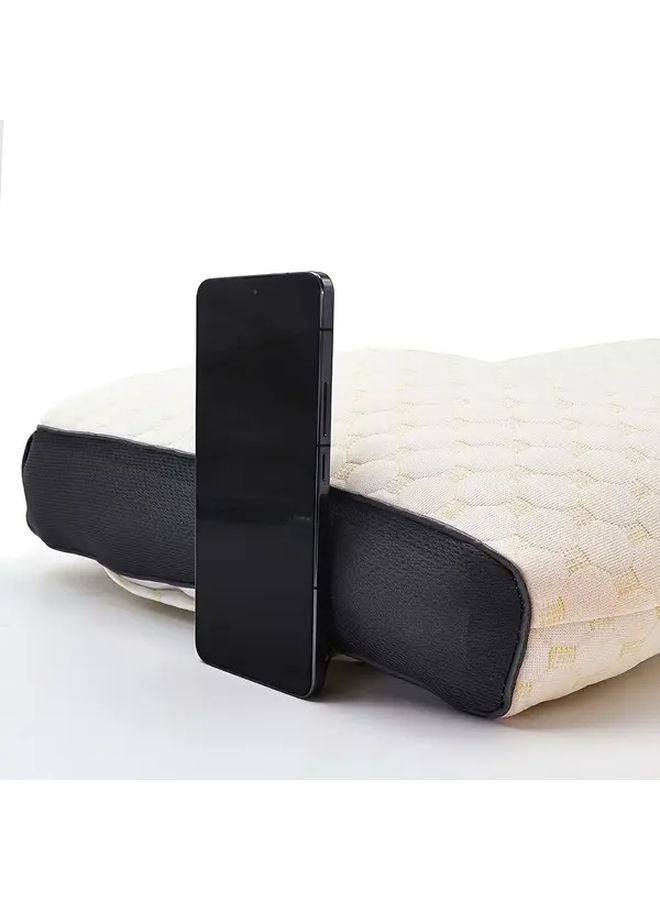 Heavy Duty 850gsm Cervical Lumbar Support Pillow Grey for Neck and Back - Image 3