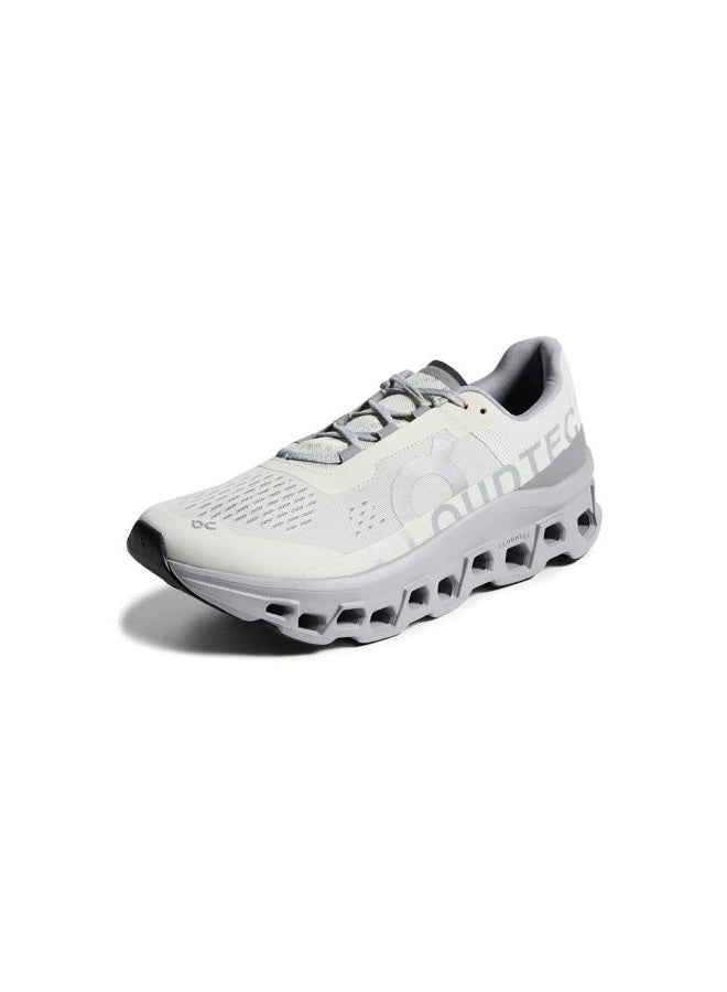 ON Men's Cloudmonster Sneakers, Ice | Alloy, Grey, 10 Medium US - Image 1