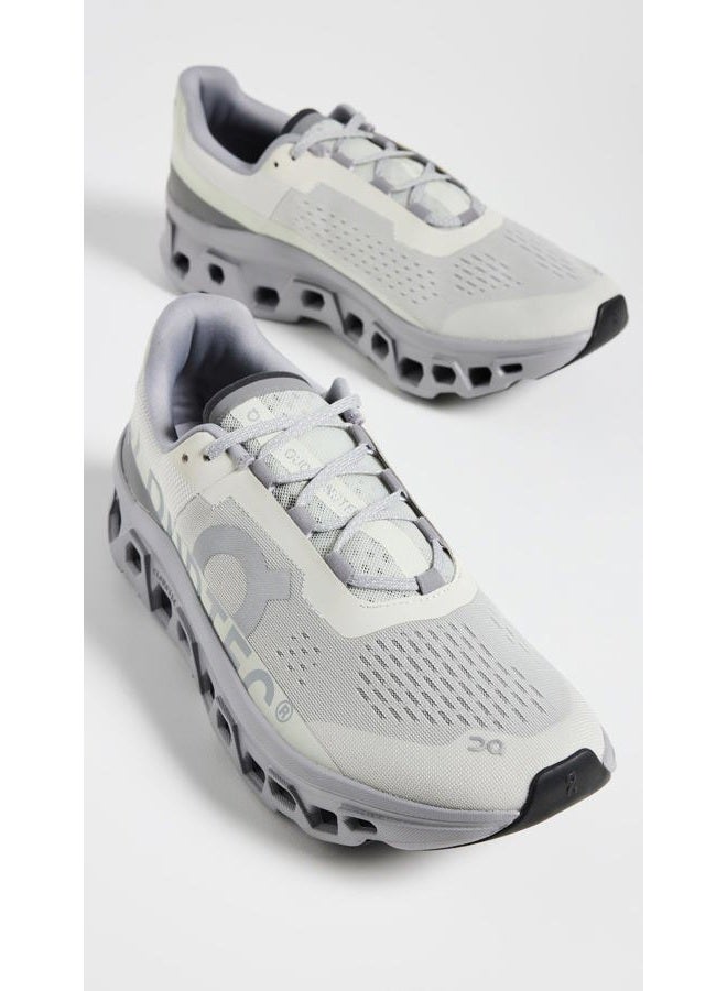 ON Men's Cloudmonster Sneakers, Ice | Alloy, Grey, 10 Medium US - Image 4