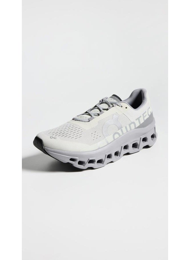 ON Men's Cloudmonster Sneakers, Ice | Alloy, Grey, 10 Medium US - Image 2