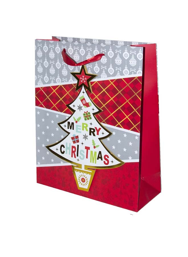 4-Piece Gift Bag For Christmas 19.5X23.5X8Cm Size Assorted Designs - Image 2