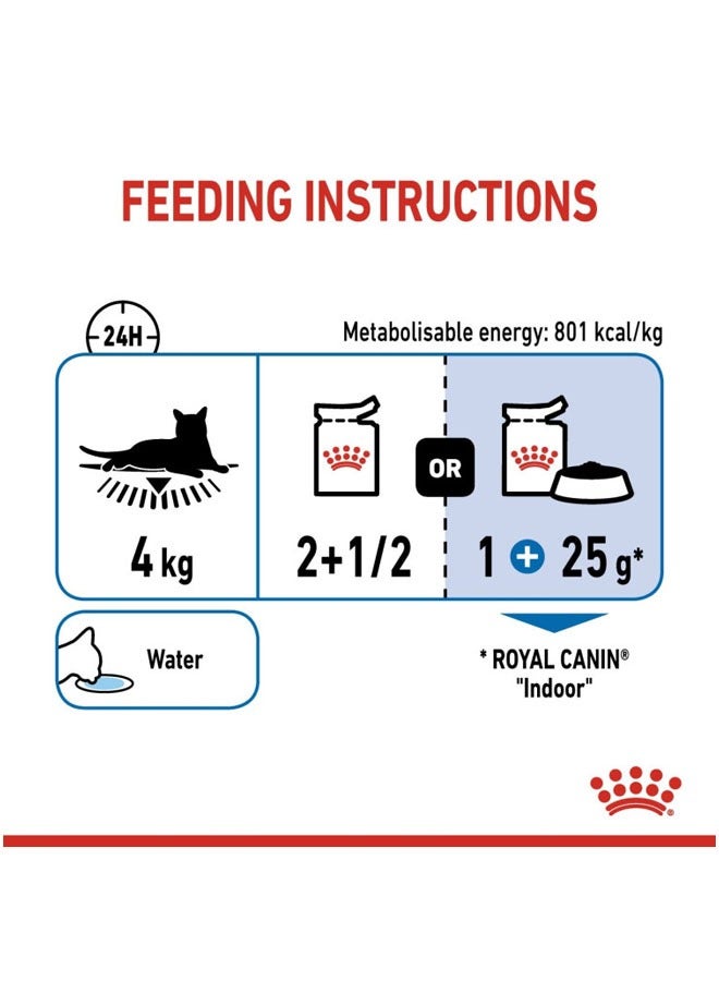 ROYAL CANIN Feline Health Nutrition Indoor Jelly Wet Food Pouches - Image 3