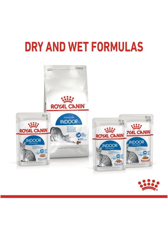 ROYAL CANIN Feline Health Nutrition Indoor Jelly Wet Food Pouches - Image 5