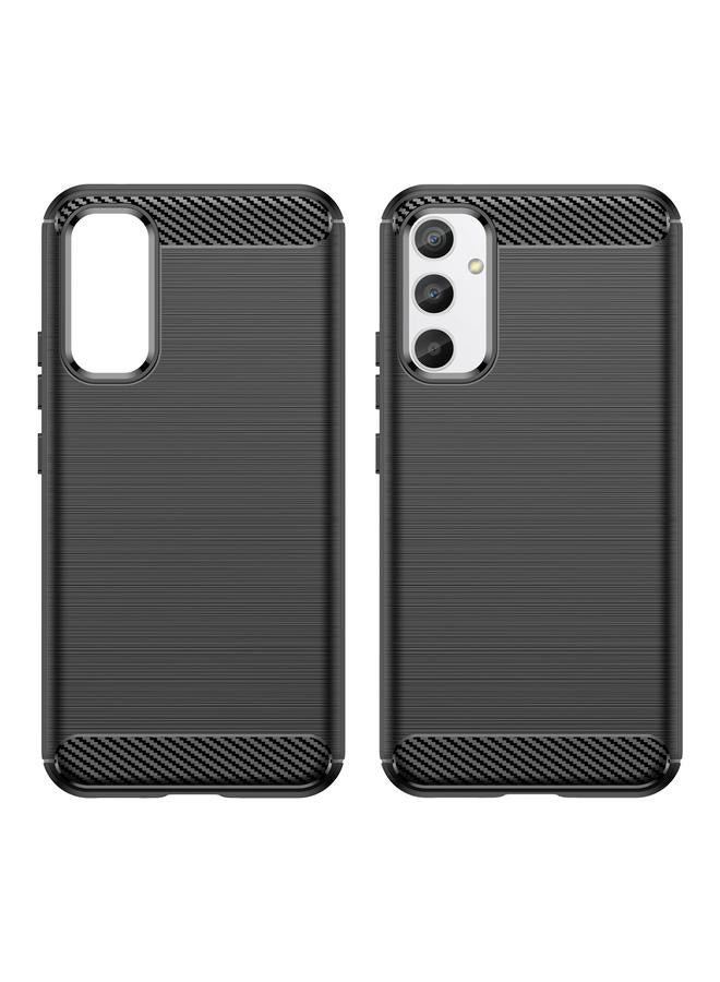 S-TOP Case For Samsung Galaxy A34 5G Brushed Texture Carbon Fiber TPU Phone Case - Image 2