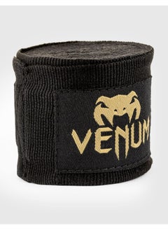 VENUM Kontact Boxing Handwraps, Black-Gold, 2.5m – Shorter Length, High Durability  - Image 2