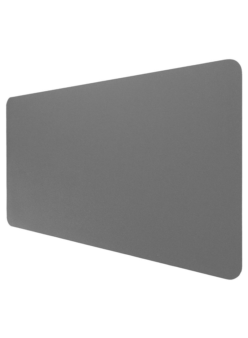YONK Leather Mouse pad Desk mat, Microfiber Leather Desk pad Large Mouse pad, Waterproof Desk Mat for Desktop Grey - Image 1
