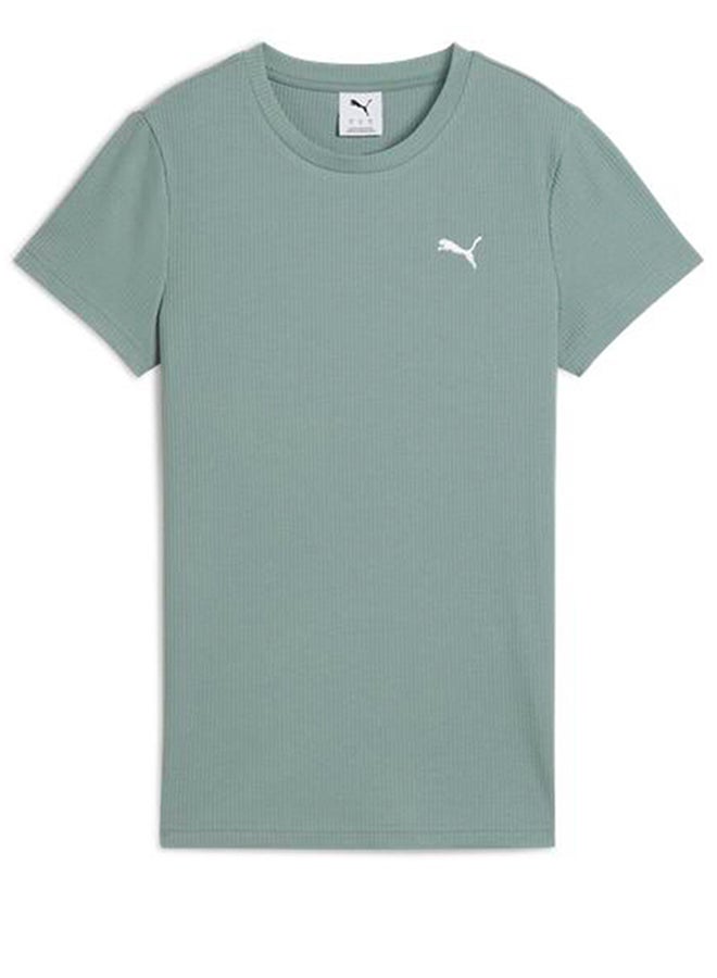 PUMA Essential Elevated Ribbed T-Shirt - Image 3