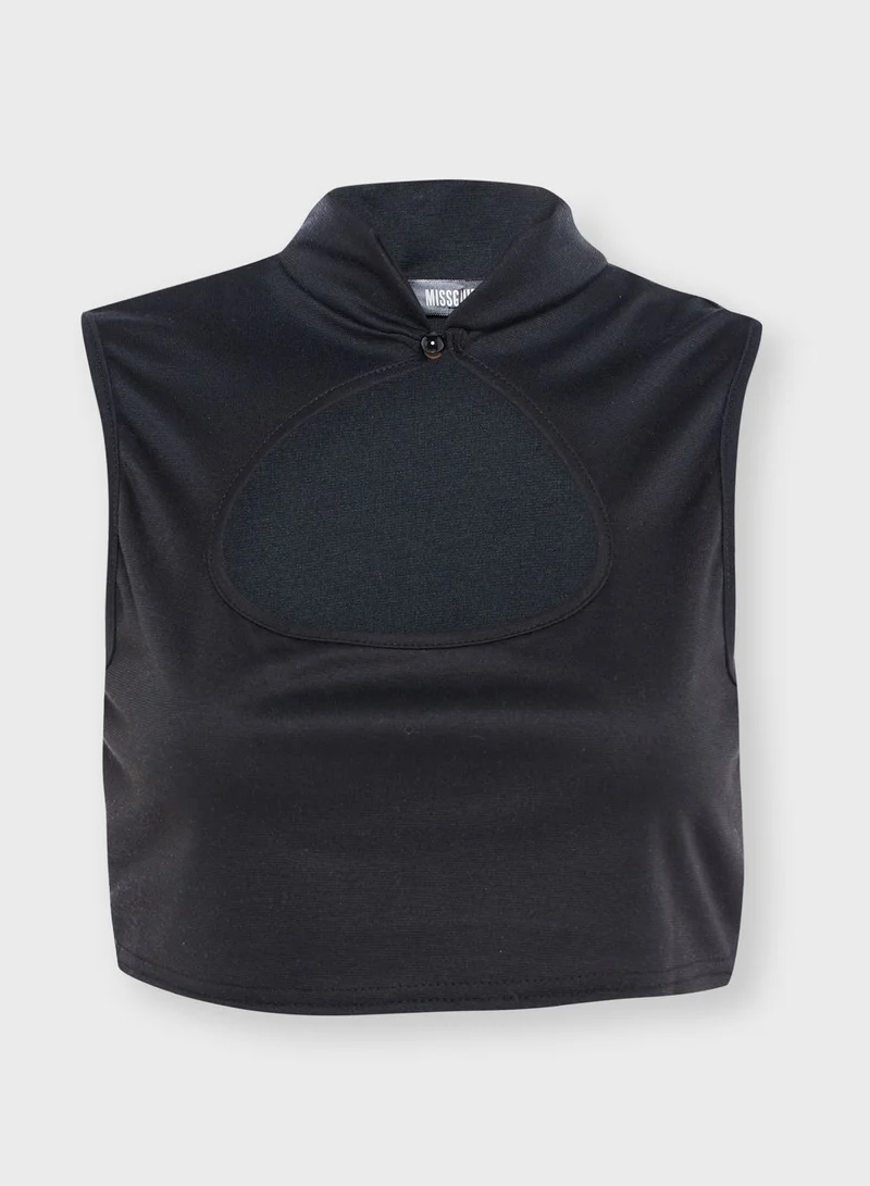 Missguided 2 Pack High Neck Crop Top