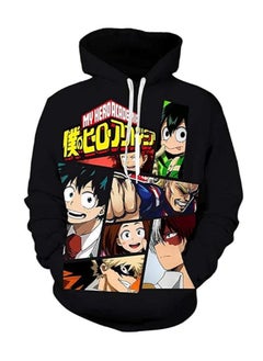 Generic Hooded Sweatshirt, Long Sleeves Sweat Hood, 1 Pack Men's Sweatshirt, Anime My Hero Academia Hoodies, 3D Color Printing Sweatshirt, Hooded Sweater, Men's Causal Hoodie  - Image 1