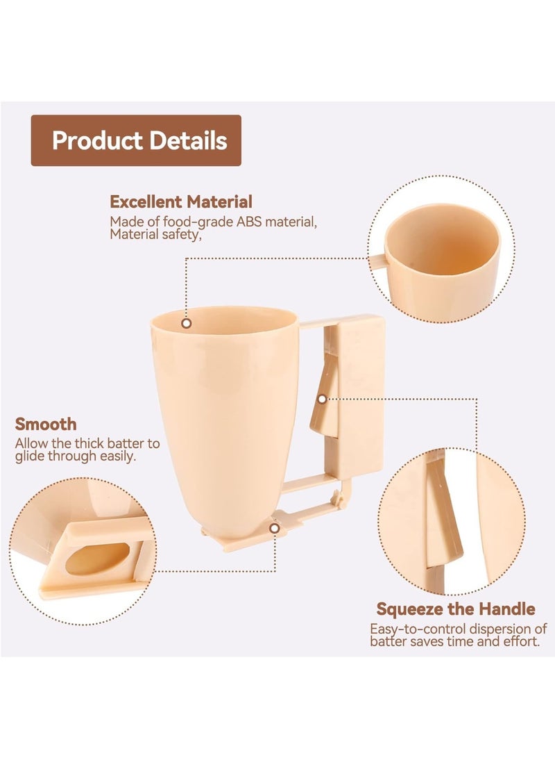 Light effect with an effective tool for the judge's bite for use as a dispensing cup, with a handle for dispensing cake batter and pastries, and dispensing balls mainly - presented by 🏡The Elegant House (1) - Image 5