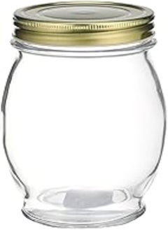 Borgonovo Borgonovo jar ortolando 780ml with gold lid 