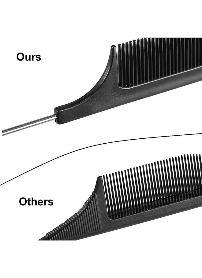 MAJESTIQUE Majestique Wide Dye Hair Coloring Brush with Tail Pin Hair Comb, Long Tail Hair Dye Color Brush - Hair Color Brush, Hair Dye Brush Colouring Applicator Brush Perfect for Women and Men - Pack of 2  - Image 3