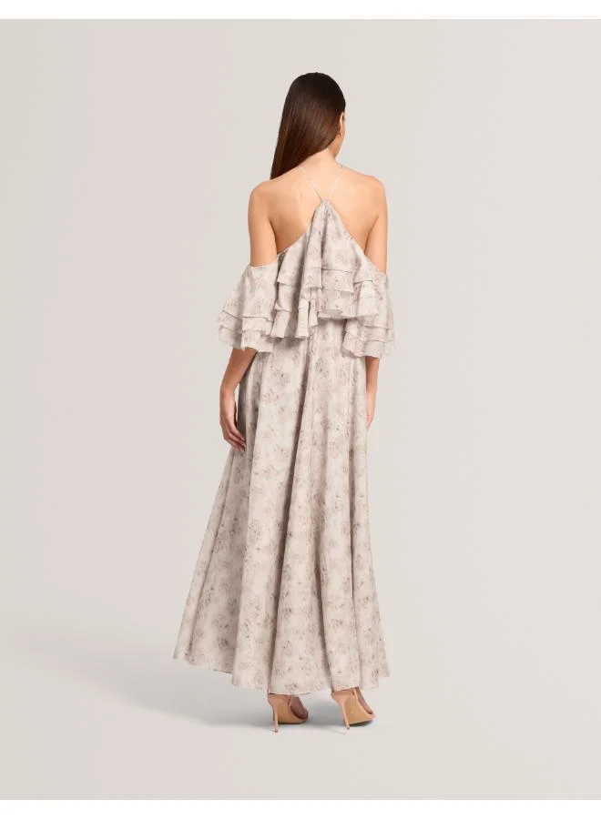 Ted Baker Ruffle Maxi Dress