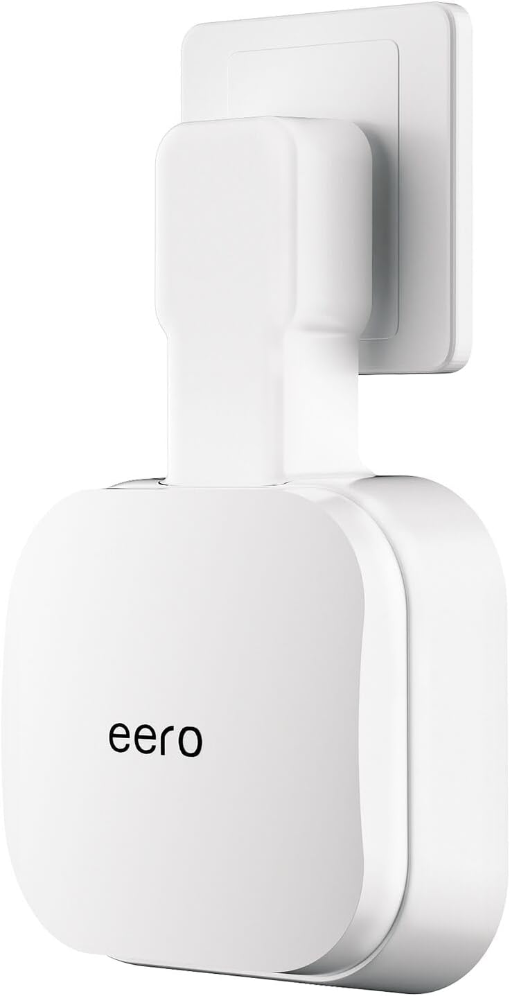 حامل حائط eero 7، قوس بدون حفر متوافق فقط مع موسع eero 7، مع إدارة كابلات مدمجة لتوفير المساحة (عبوة واحدة) - Image 1
