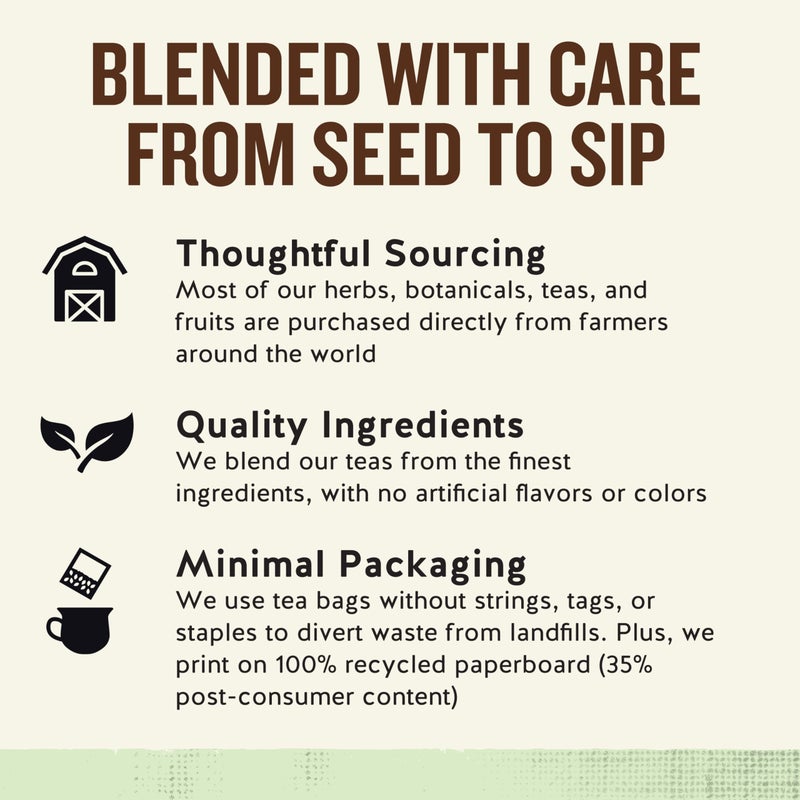 Celestial Seasonings Herbal Tea Sampler Variety Pack, Caffeine Free, 18 Tea Bags Box - Image 4