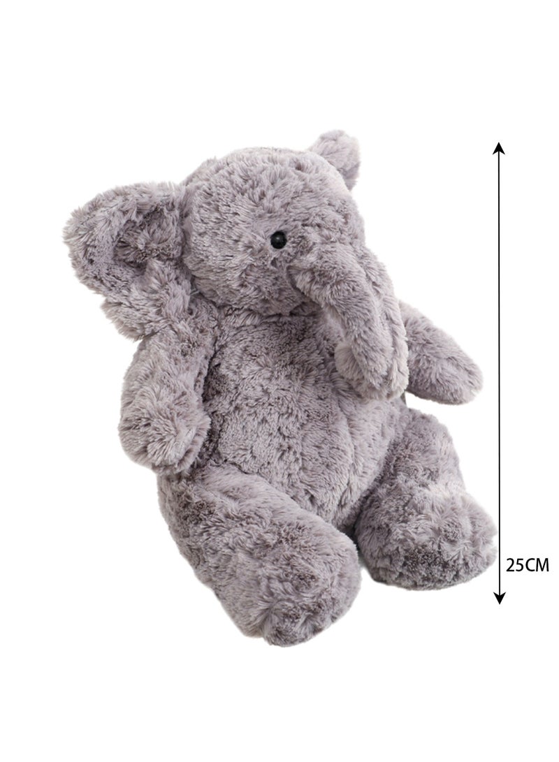 Children's Plush Toy Cartoon Doll Gift (Gray Elephant) - Image 2
