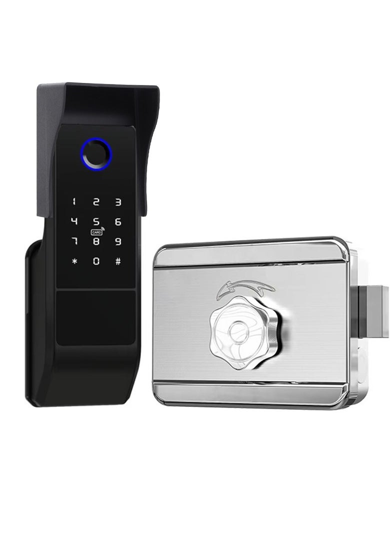 Razuvious - Smart Lock, Weatherproof Lock,TT Lock WiFi Version, No Hub Required, GCC Version, Fingerprint Door Lock with Touchscreen Keypad,Easy Installation for Front Door, Home, Office, Airbnb - Image 1