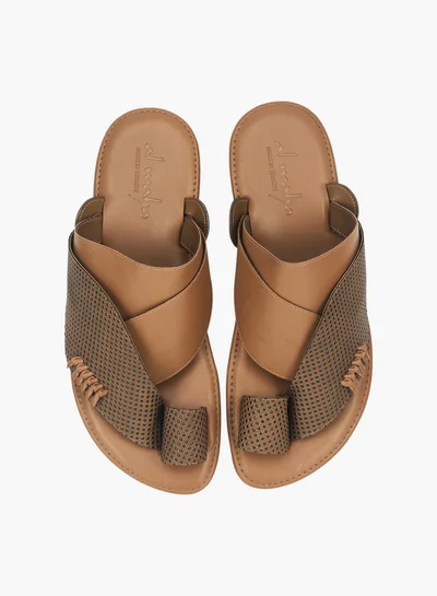 Al Waha Men's Arabic Sandals with Toe Loop - Ramadan Collection
