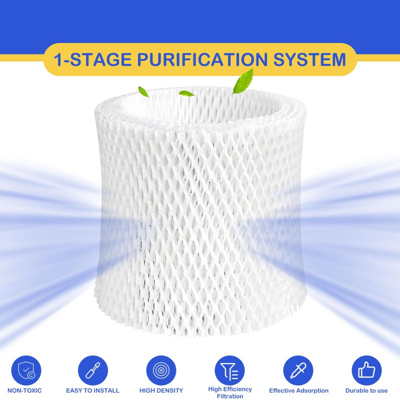 Roninby Humidifier Wicking Replacement Filter Compatible With Canopy Bedside And Nursery Humidifier  Wood Pulp & Paper Filter  4 Pack - Image 2