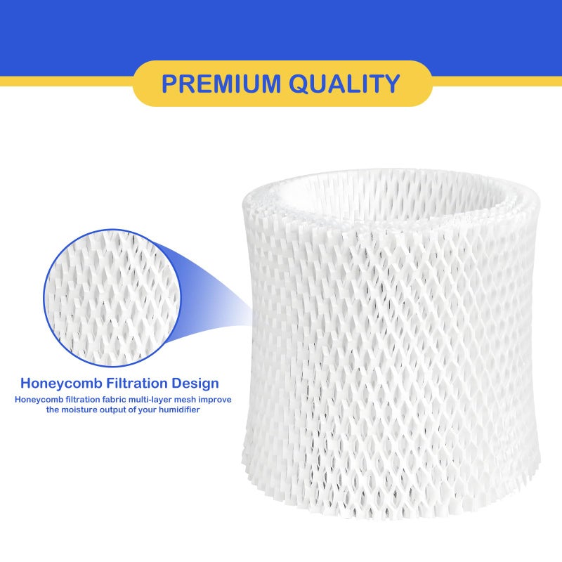 Roninby Humidifier Wicking Replacement Filter Compatible With Canopy Bedside And Nursery Humidifier  Wood Pulp & Paper Filter  4 Pack - Image 3