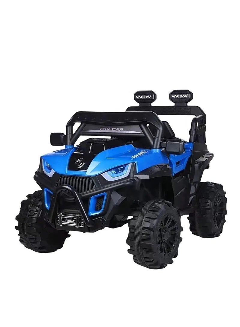 Tonk Electric Rides on Car for Kids with Remote Control - Blue - FY-MB1017