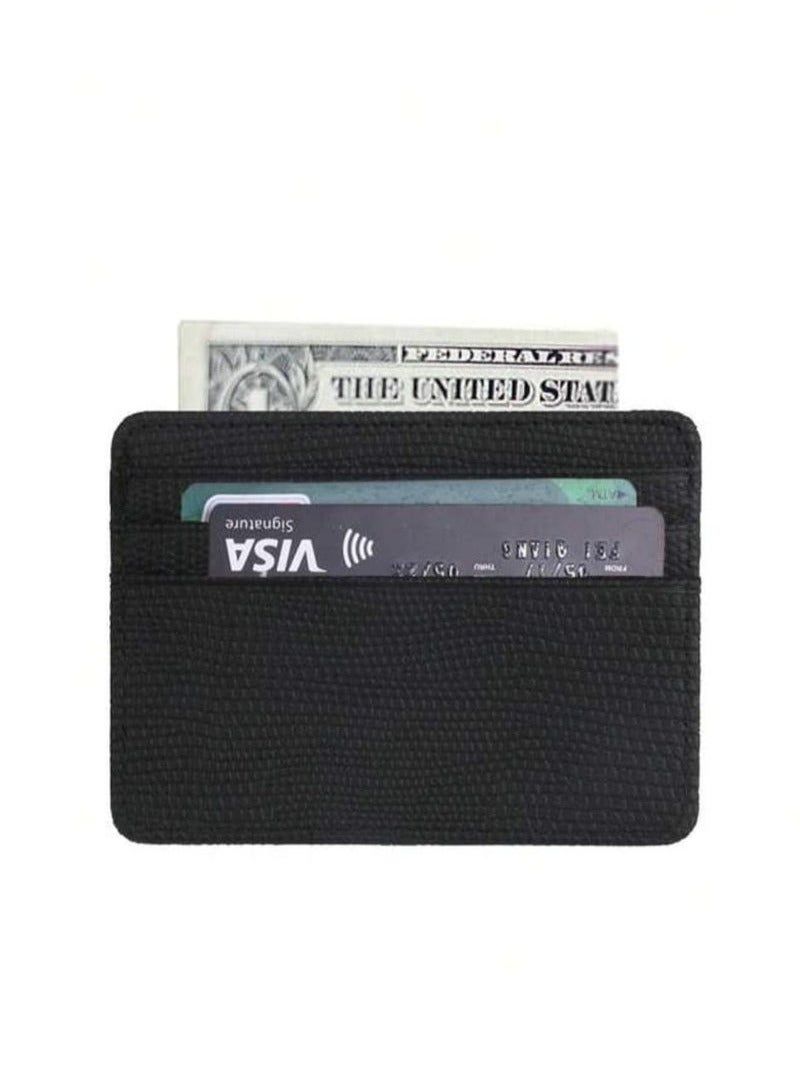 Leather Business Card Wallet Multifunctional Bank Card Holder - Image 3