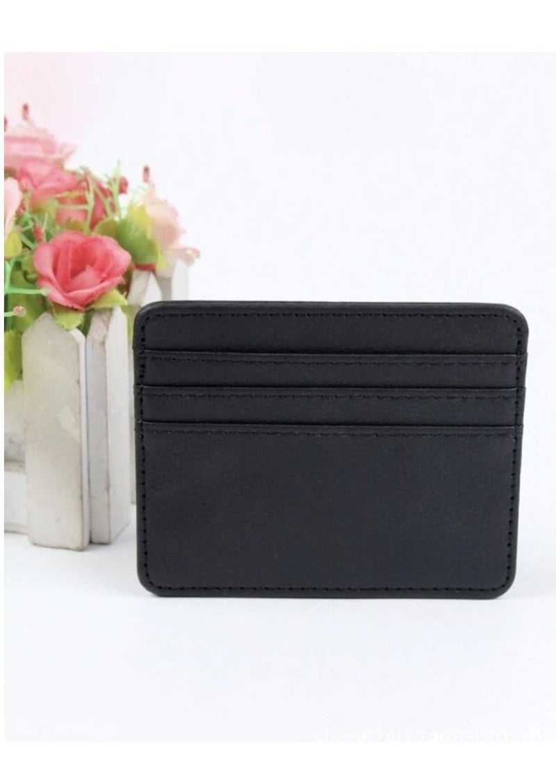 Leather Business Card Wallet Multifunctional Bank Card Holder - Image 4