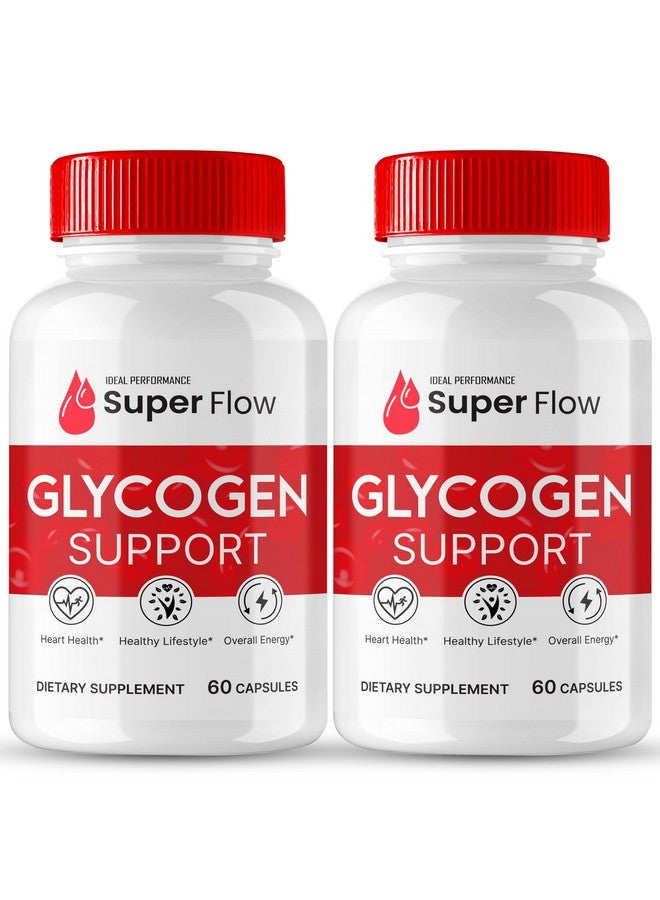 IDEAL PERFORMANCE Super Flow Glycogen Support, Super Flow Glyco Optimizer Capsules, Glycogen Super Flow, SuperFlow Glycogen Support Pills, SuperFlow Glycogen Support Reviews, Blood Support Formula Supplement (2 Pack) - Image 1